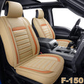 Leather Car Seat Covers Full Set, Black B50376