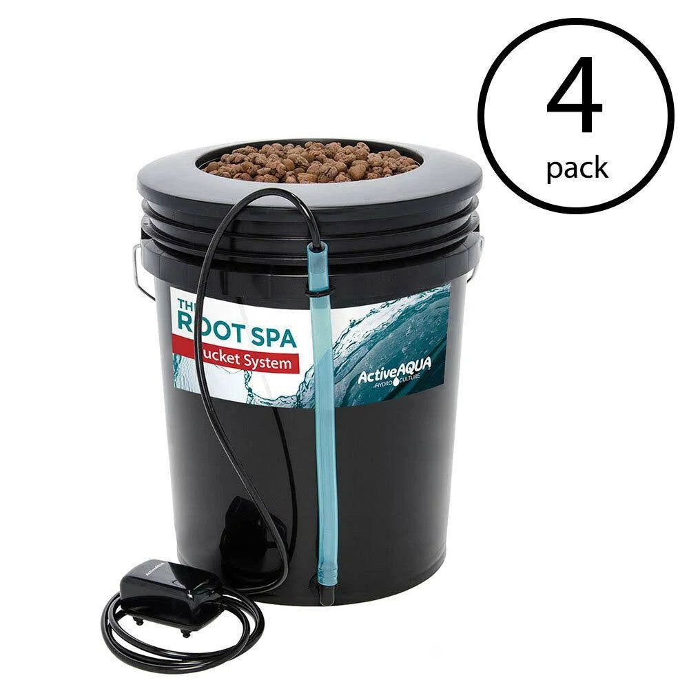 4 Pack 5 Gallon Hydroponic Bucket System Grow Kit V9933