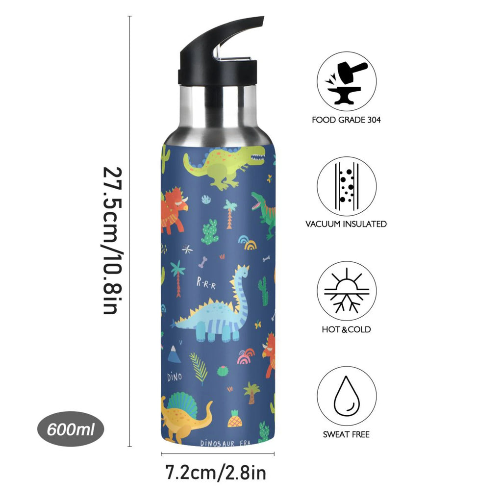 Stainless Steel Insulated Water Bottle with Straw Lid X134