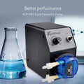 Peristaltic dosing pump 12V variable speed small water pump with pump head, Norprene tube 3.2mm×6.4mm, 40-210ml/min, with power adapter H353700
