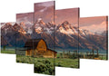 5 Piece Framed Canvas Landscape Art (60''Wx32''H) K474001