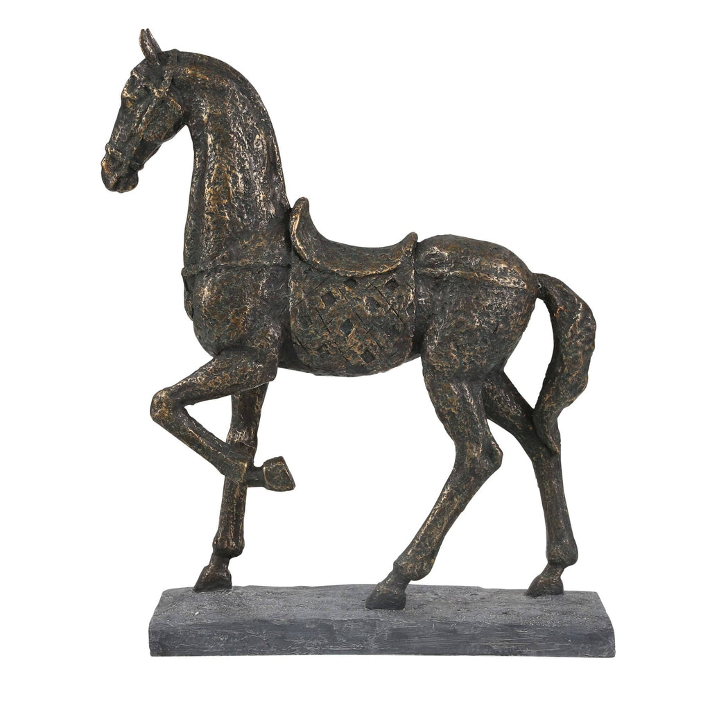 Bronze Polyresin Horse L464