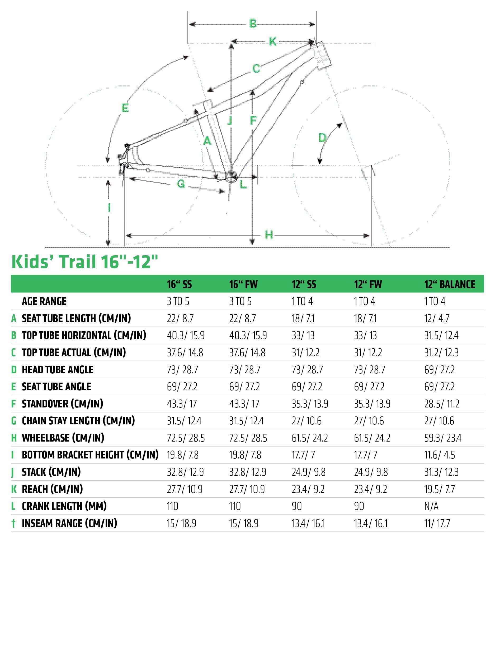16x22 Kids Trail Bike C572