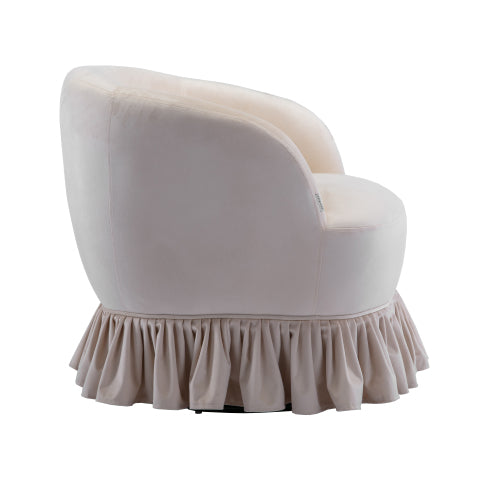 Swivel Velvet Upholstered Accent Armchair K58114