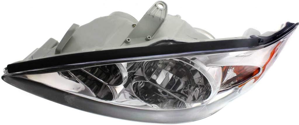 Chrome Driver Side Headlight Assembly for Toyota Camry 2002 2003 2004 F668