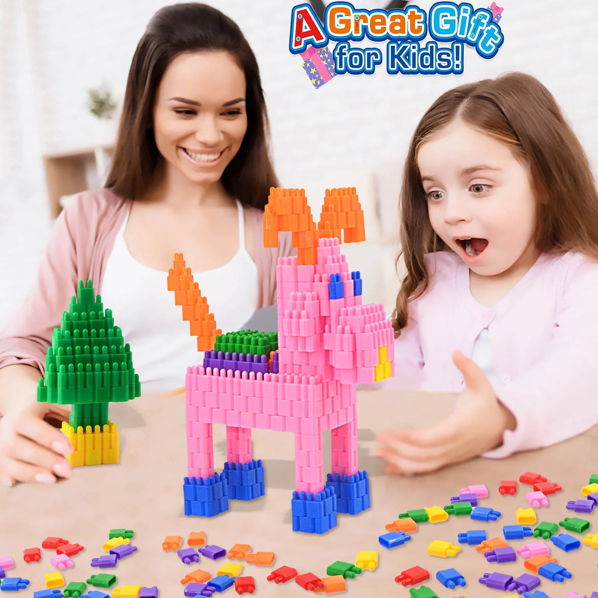 600 Pcs Building Blocks Construction STEM Toy I5097
