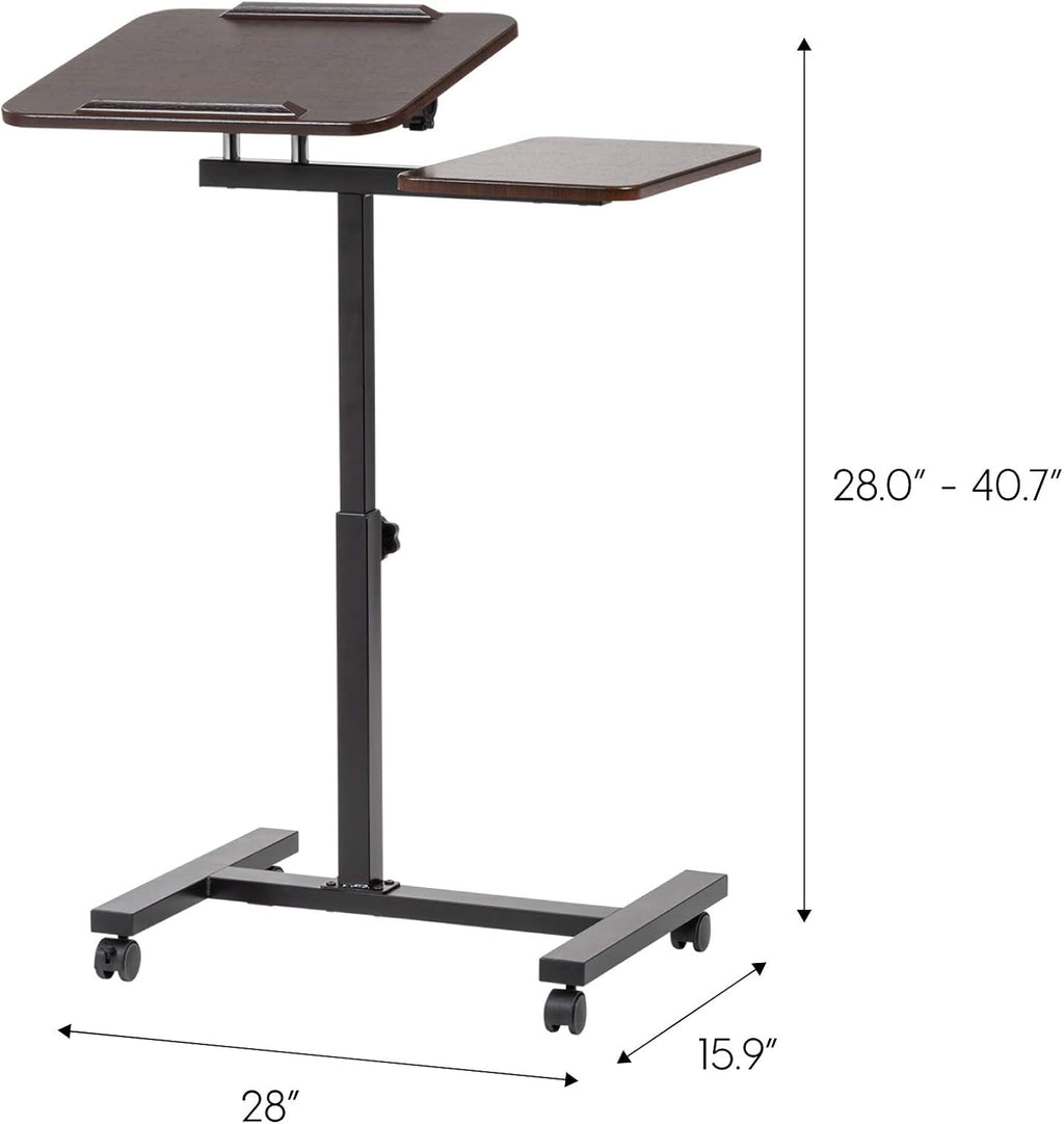 Brown Adjustable Height Laptop Table T98134