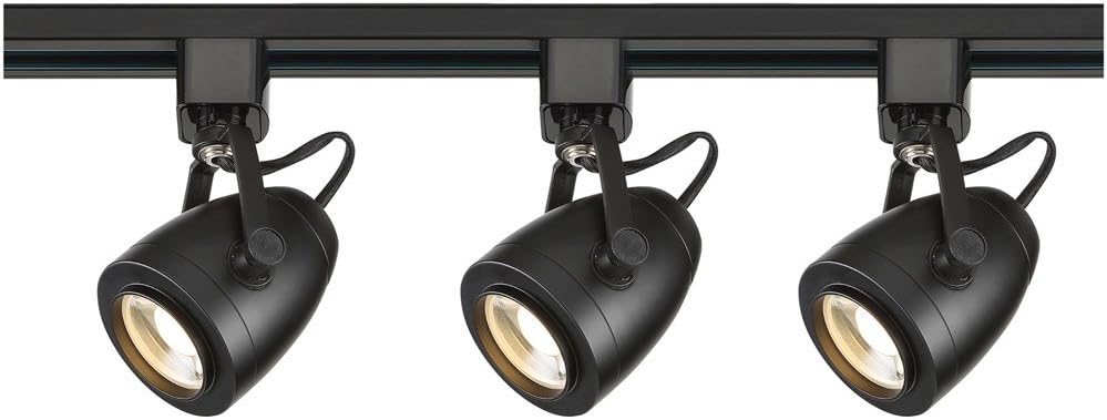 Three Light Track Kit in Black Finish, 48 inches K551