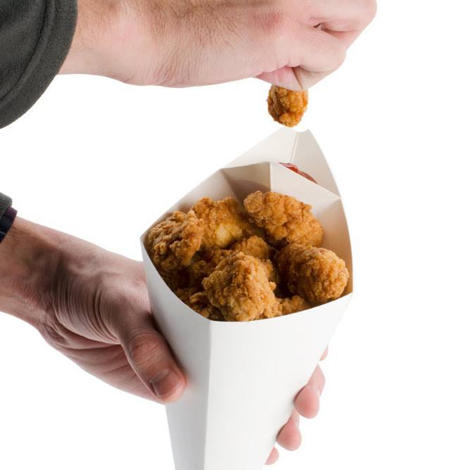 20 oz Square Cardboard Cone I565561