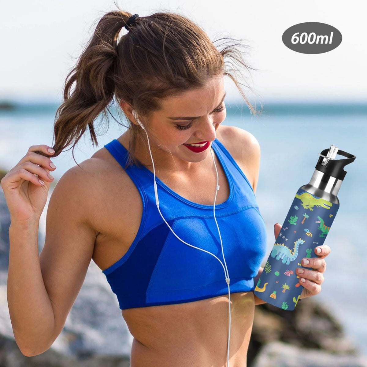 Stainless Steel Insulated Water Bottle with Straw Lid X134