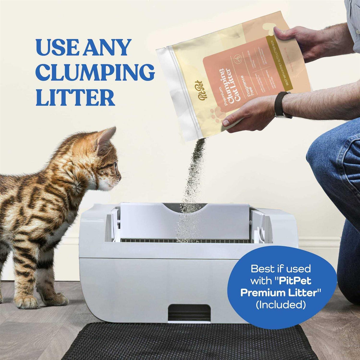 Automatic Self Cleaning Cat Litter Box M524590