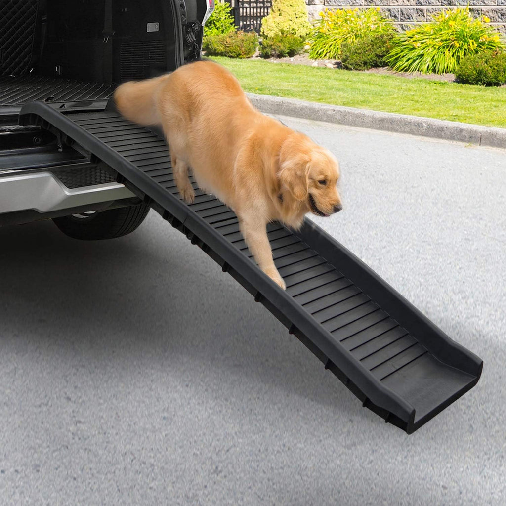 61"L Heavy Duty Portable Folding Dog Ramp with Non-Slip Design Y1263