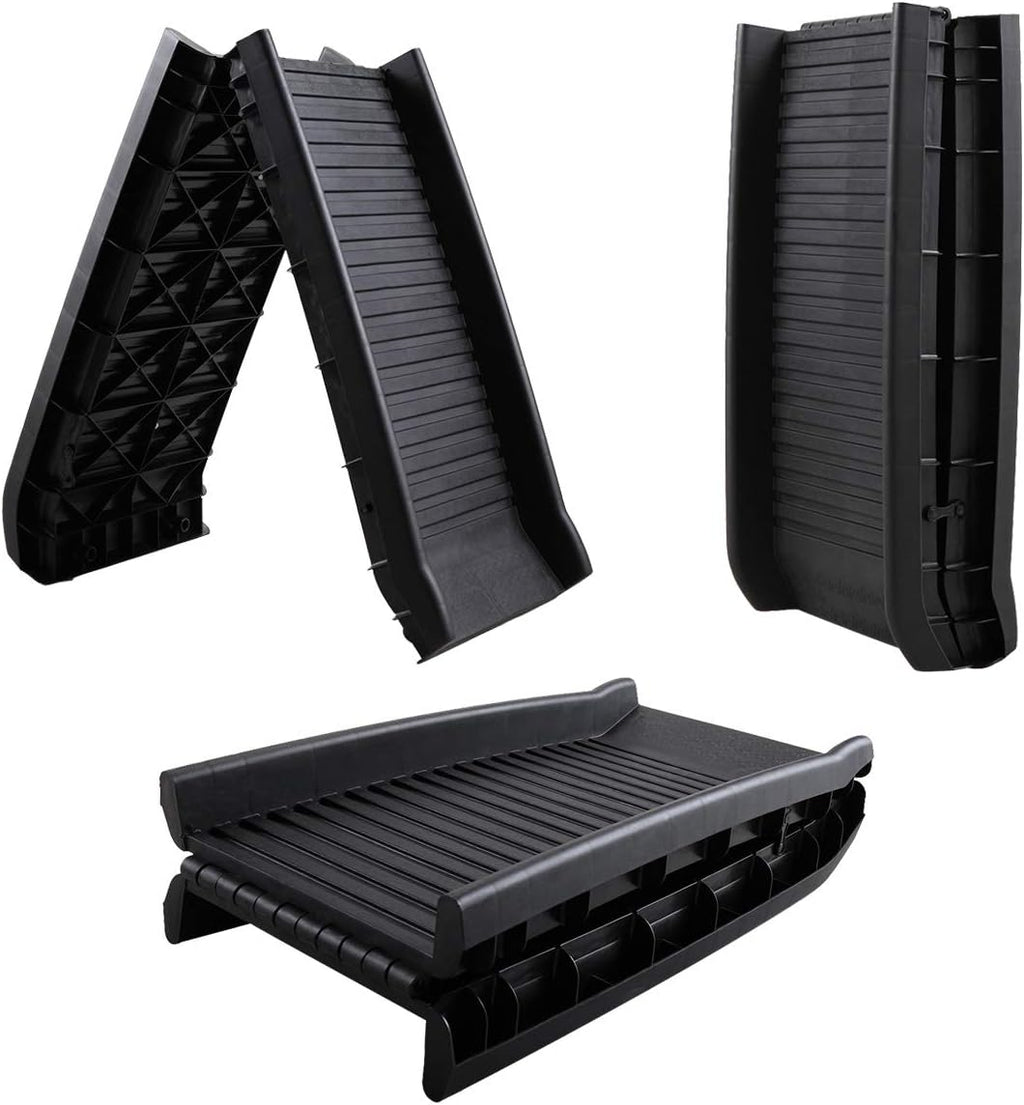 61"L Heavy Duty Portable Folding Dog Ramp with Non-Slip Design Y1263