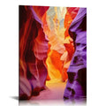Upper Antelope Slot Canyon Scenic Canvas Wall Art Prints Y752641
