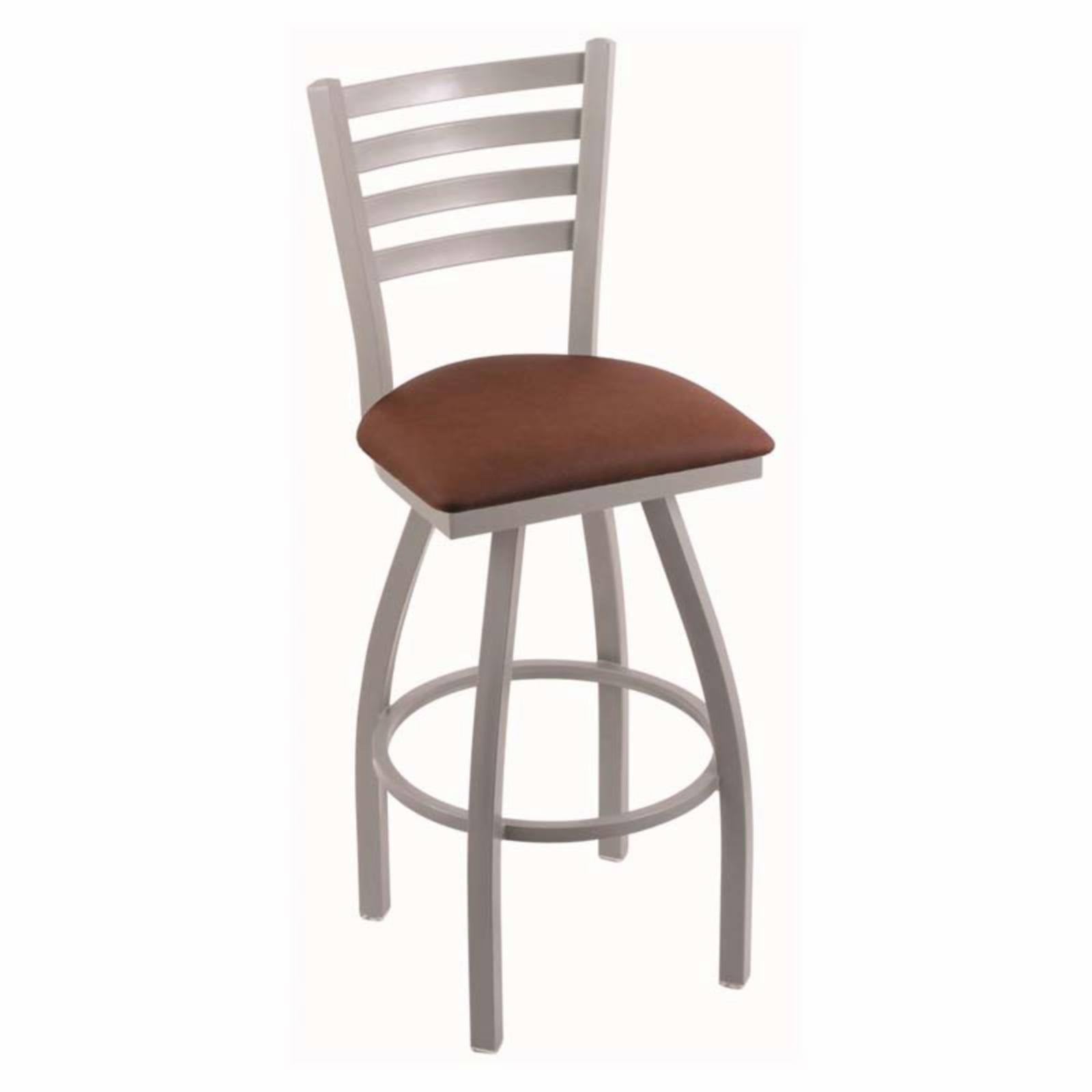 25x22 Swivel Counter Stool with Bronze Finish and Rein Adobe Seat M80046