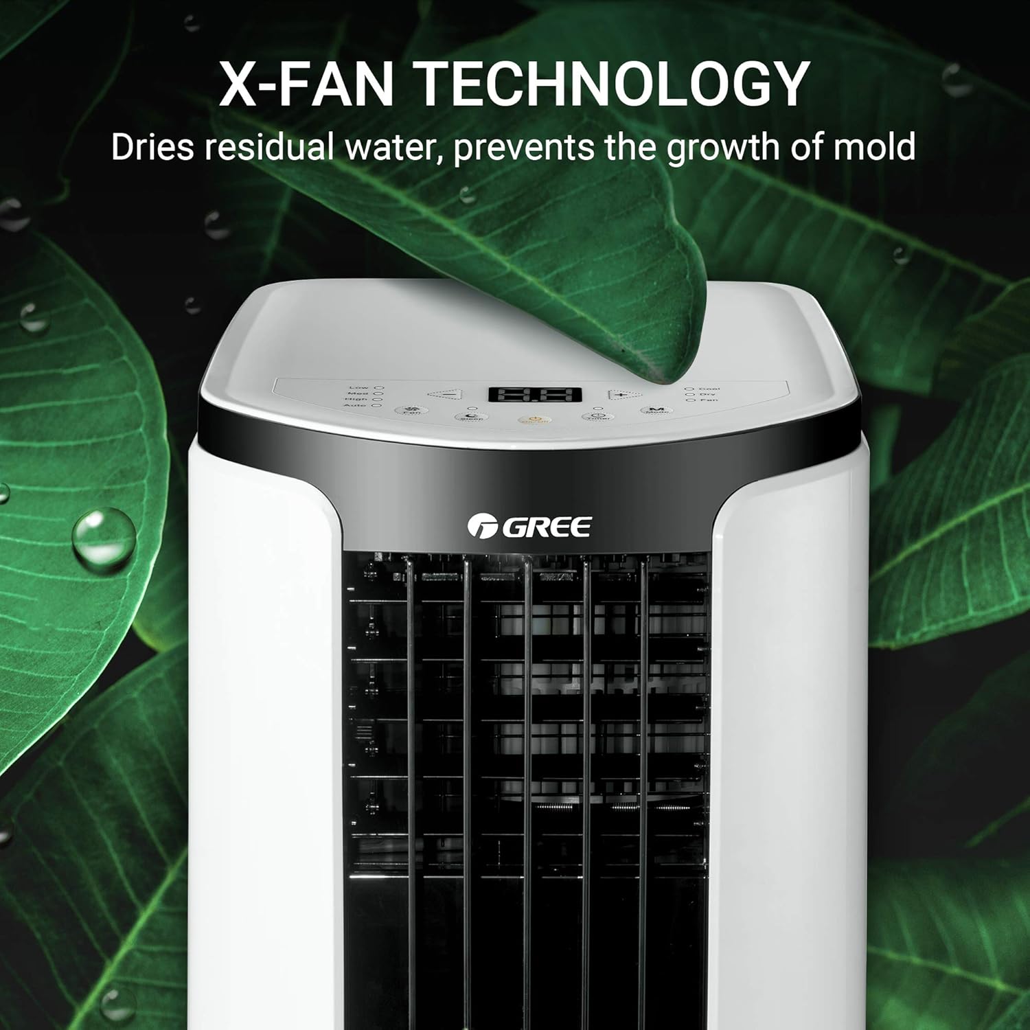 Portable Air Conditioner 10,000 BTU with Remote Control, 3 in 1 Cooling, Dehumidification, Fan Z292726