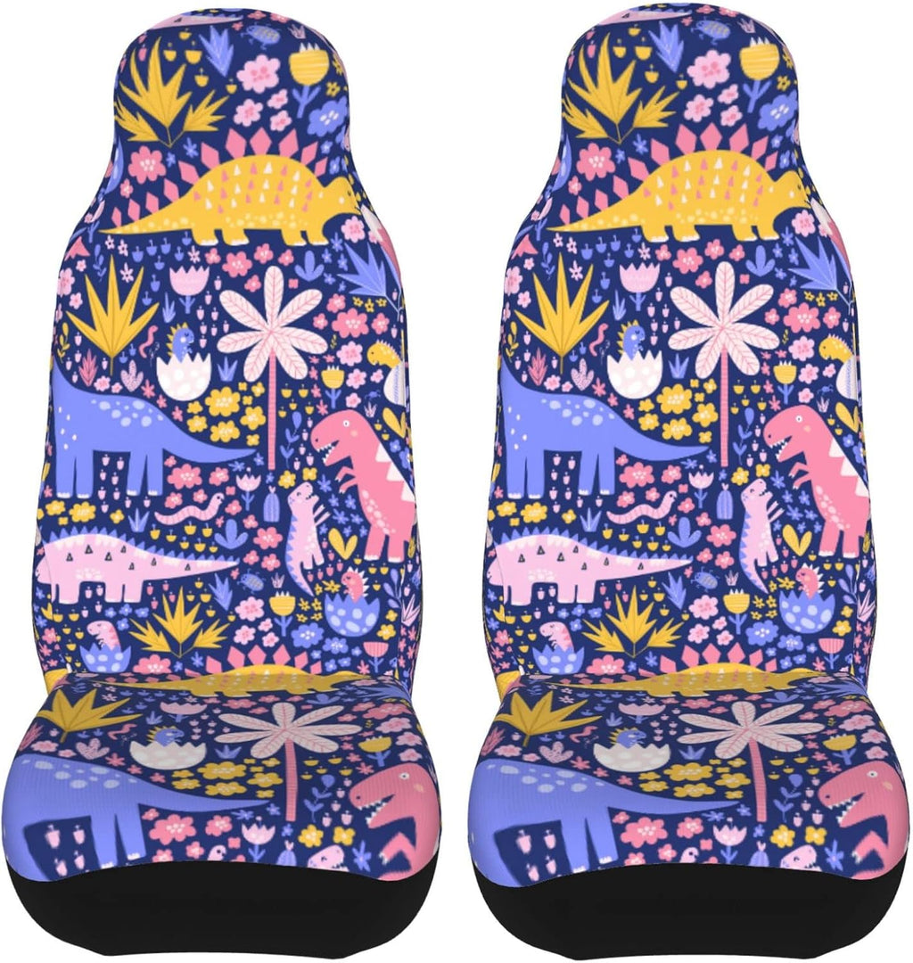 Red Flamingo 2 Pcs Car Seat Covers A480