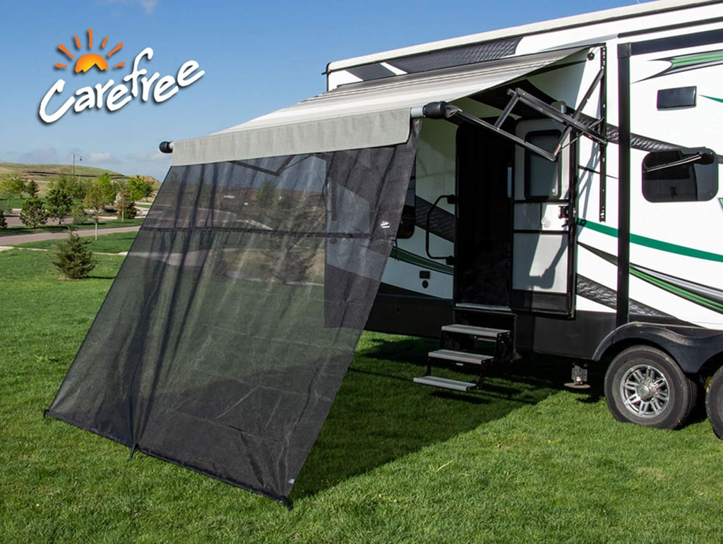 Black 10' x 9' Drop RV Awning P4749