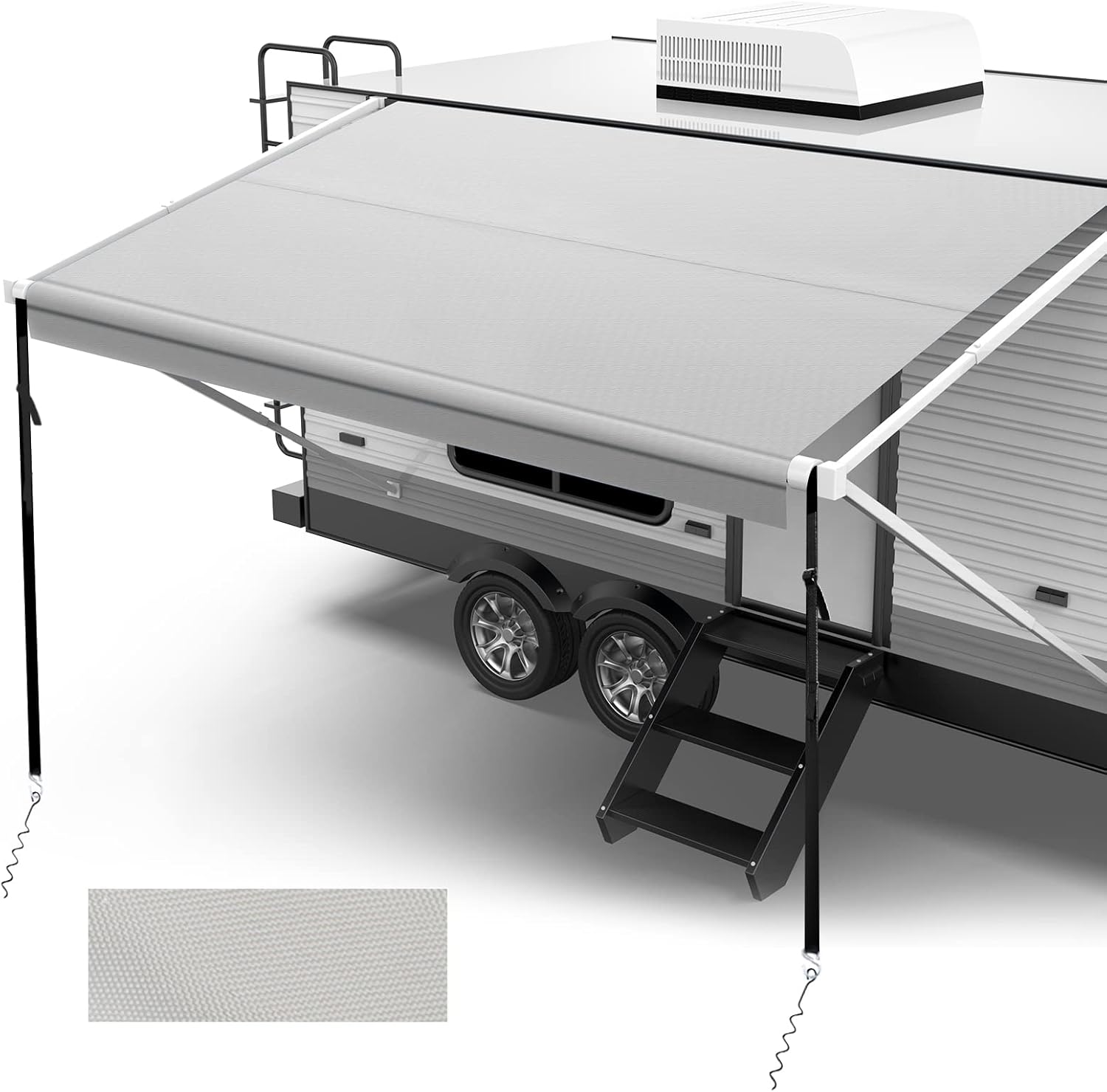 RV Awning Fabric Replacement 20' Gray K6170