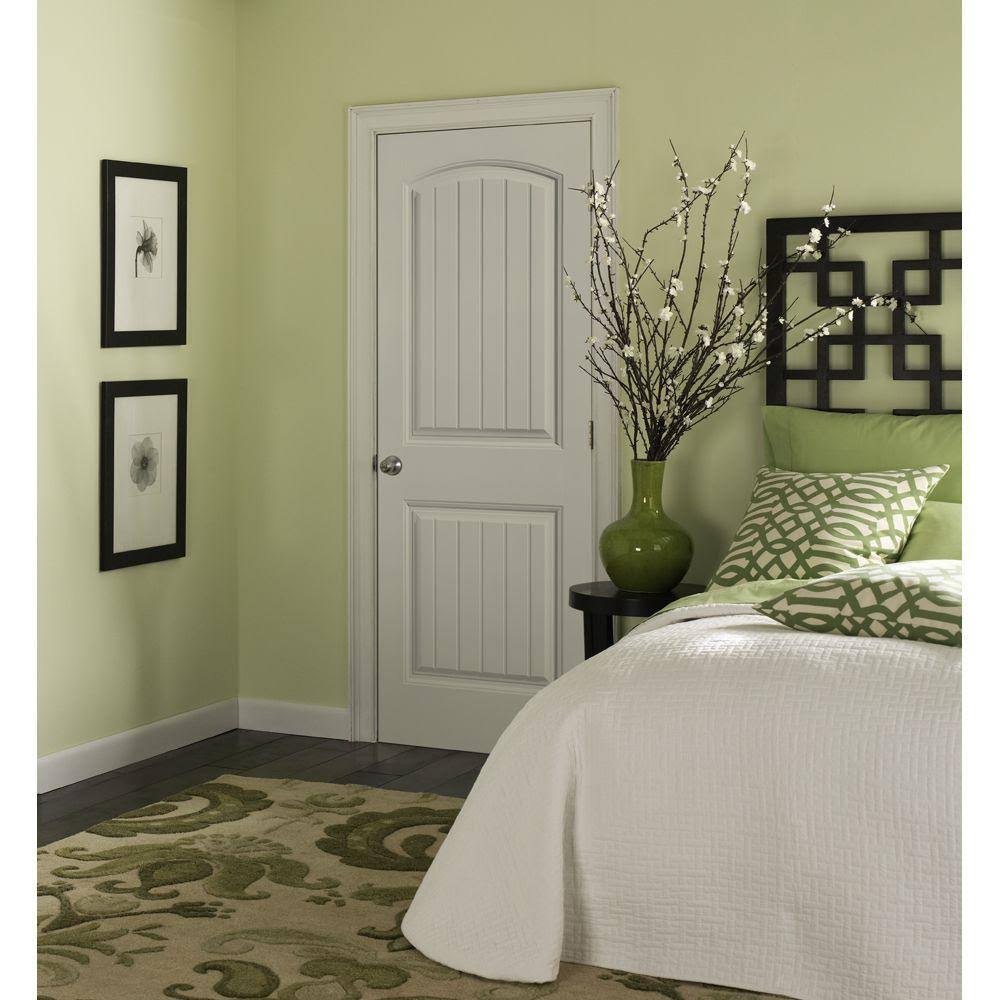 28 in. x 80 in. 2-Panel Hollow Core Primed Composite Interior Door Slab B724