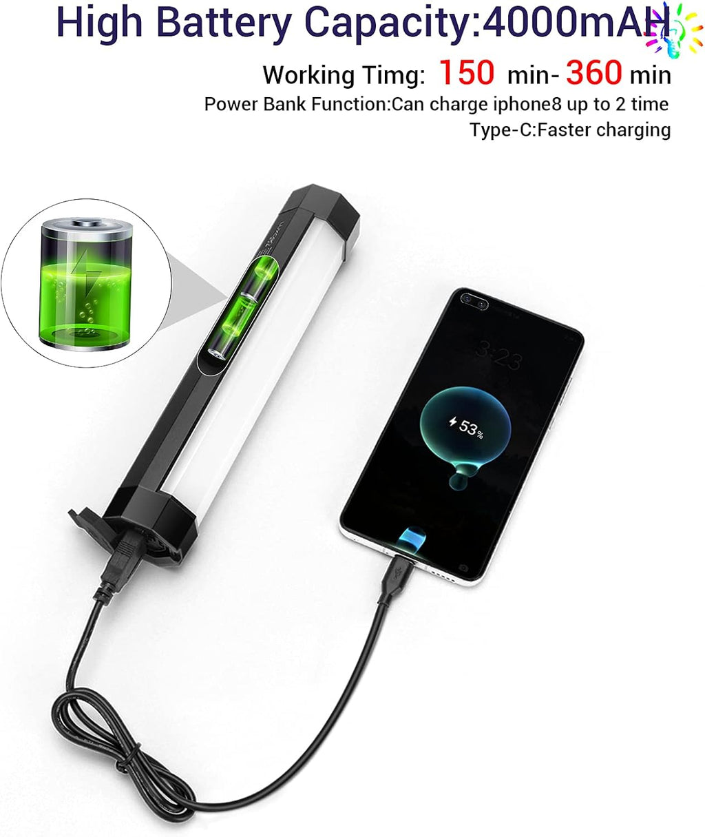 RGB LED Video Light Wand, IP67 Waterproof, Pack of 2 N62300