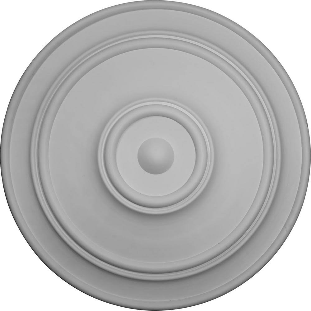 Large Classic Ceiling Medallion, Hand-Painted Copper Green Patina B608003