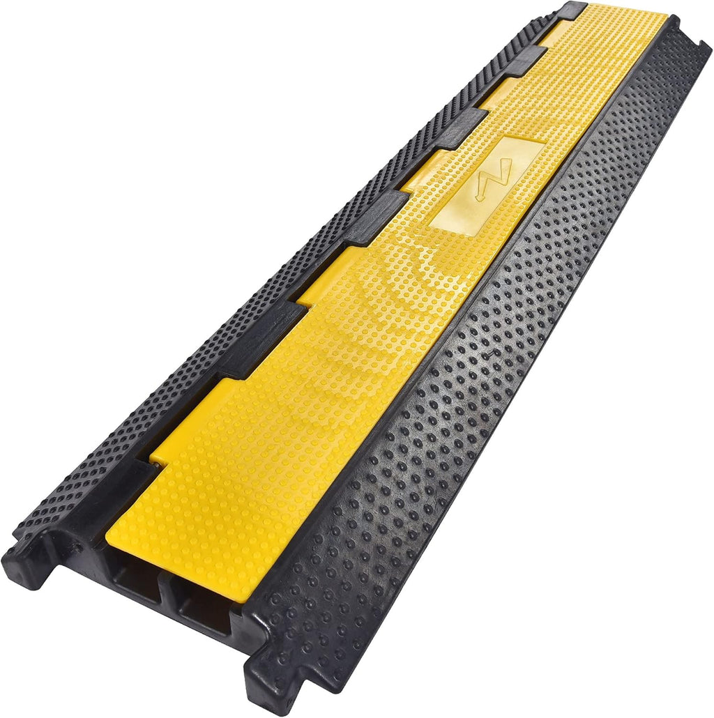 2 Channel Rubber Cord Protector Speed Bump Pack of 2 G5661