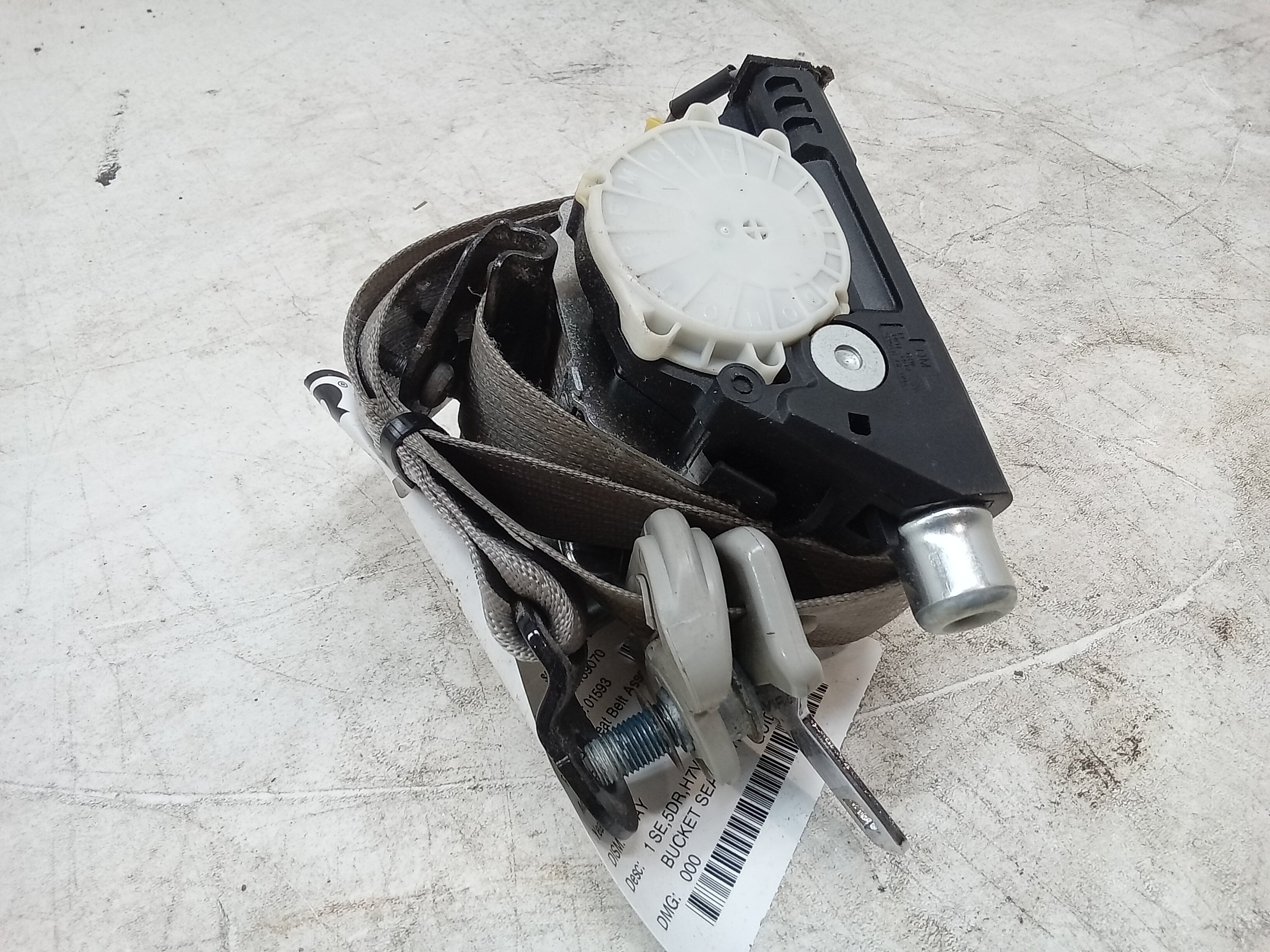 Front Left Driver Seat Belt Retractor Assembly X333