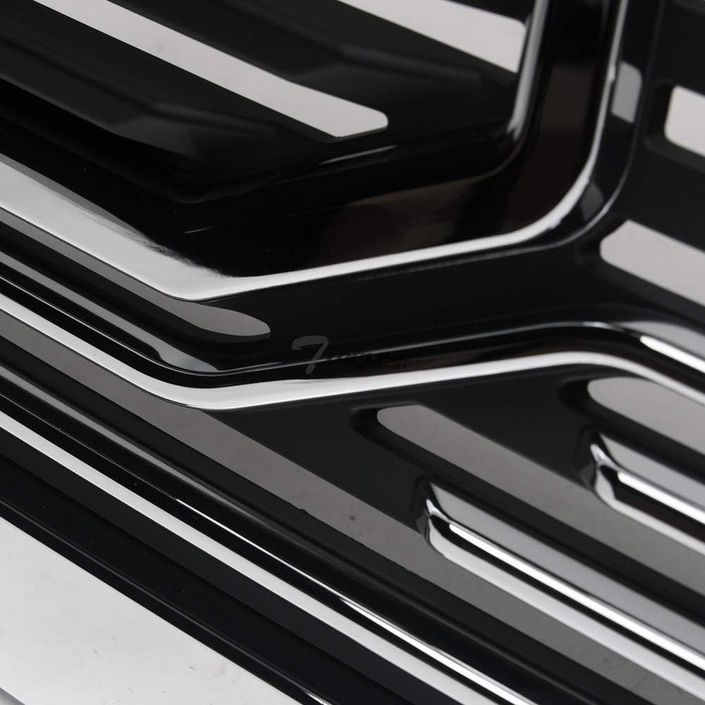 Chrome ABS Front Hood Bumper Grill Grille For Dodge Ram 1500 13-18 / Classic 19-22 A7242