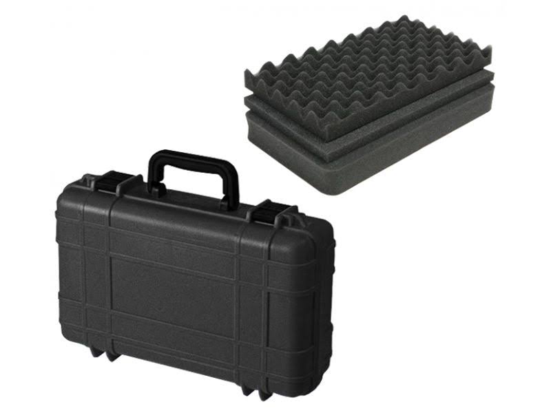 Black Dry Box 16.9x9.9x4.6in Interior Foam Z37839