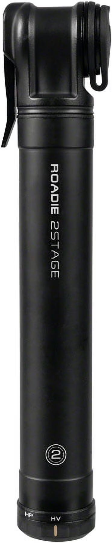 Roadie Mini Pump, 2Stage, 160psi, Black N75022