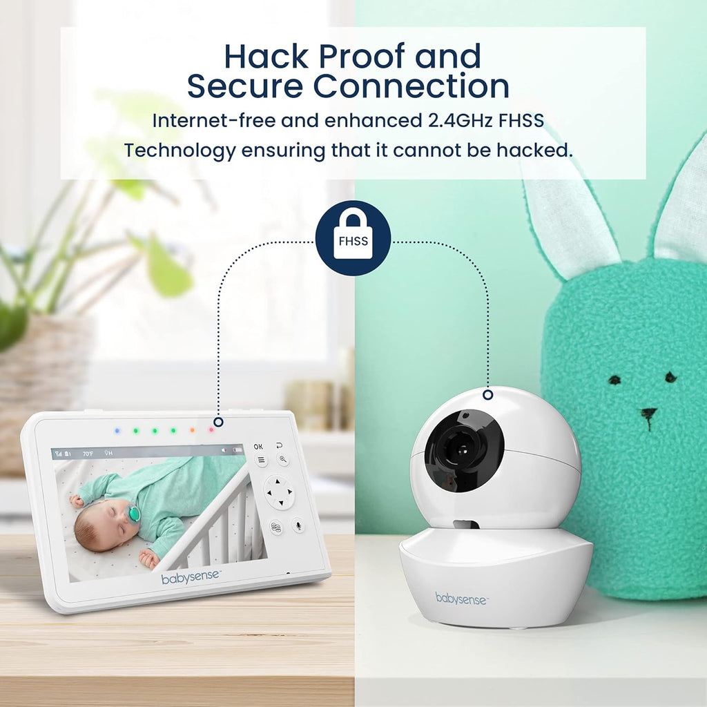 4.3 Split Screen Video Baby Monitor with Two Cameras F8651