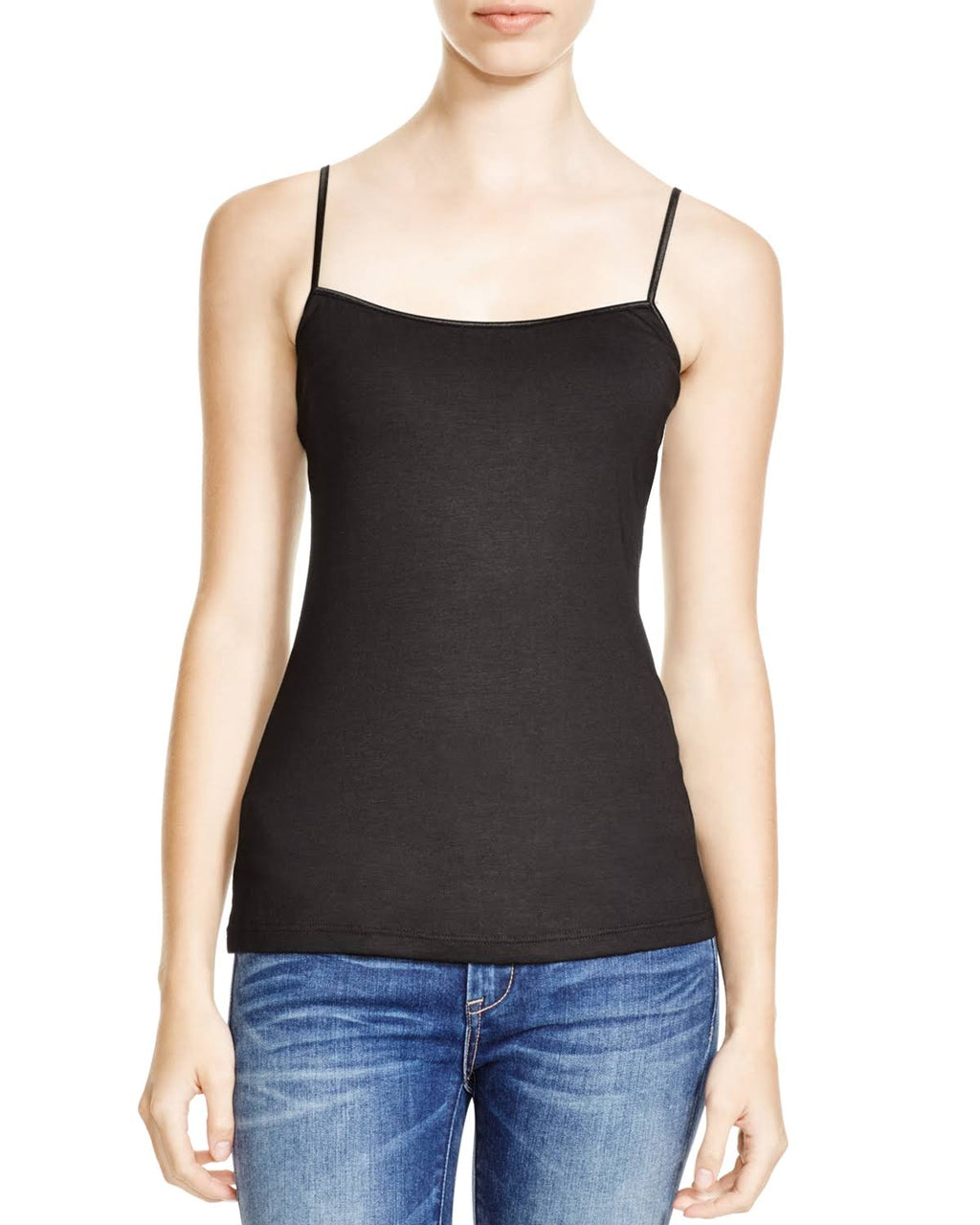 Black Long Camisole U387593