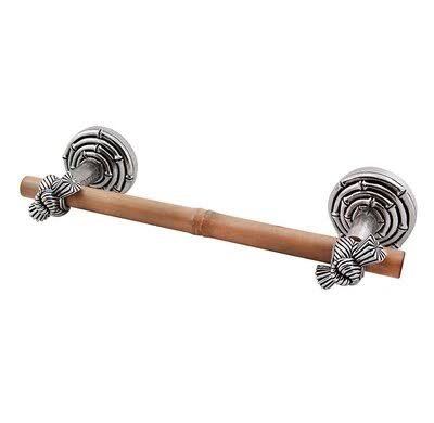 Vintage Pewter Wall Mounted Towel Bar G48716