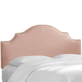 Blush Linen Notched Headboard California King N8600