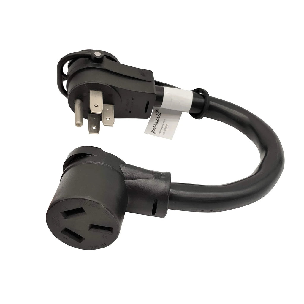RV 50A Splitter Adapter Cord 14-50P to 14-50R & 10-50R Industrial 3-Prong 50A 250V Female (1.5FT) U450