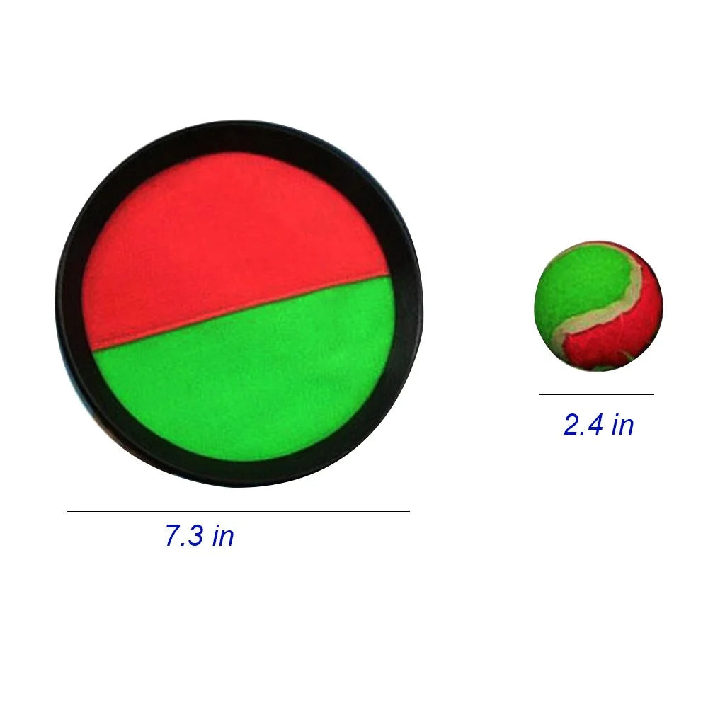 Toss and Catch Ball Game with Disc Paddles I569