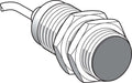 Inductive Proximity Sensor, Short Metal 30-mm Barrel, Flush Mount, 2-Wire DC, PNP/NPN Input, NO Output, 2-m Electrical Cable O15665