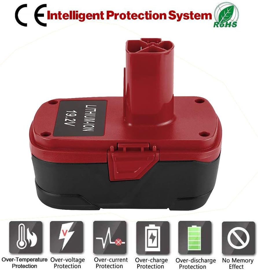 2 Pack 19.2V 6000mAh Lithium Battery Replacement M94146