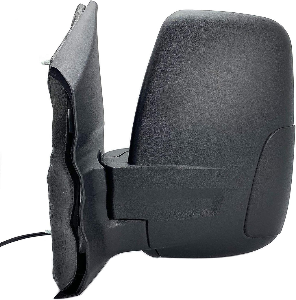 Passenger Side Power Non Heated Textured Black Side Mirror W6646