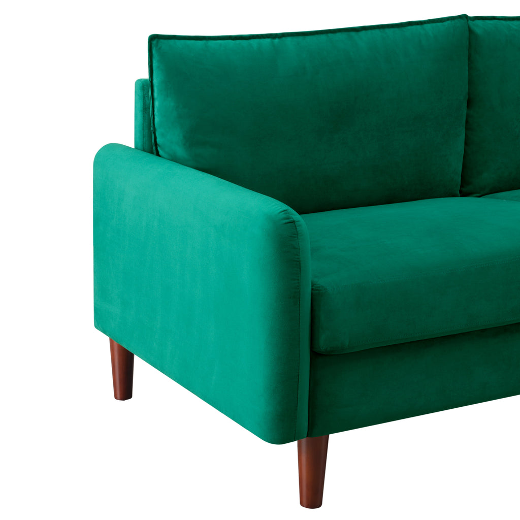 Green Upholstered Loveseat Sofa C840