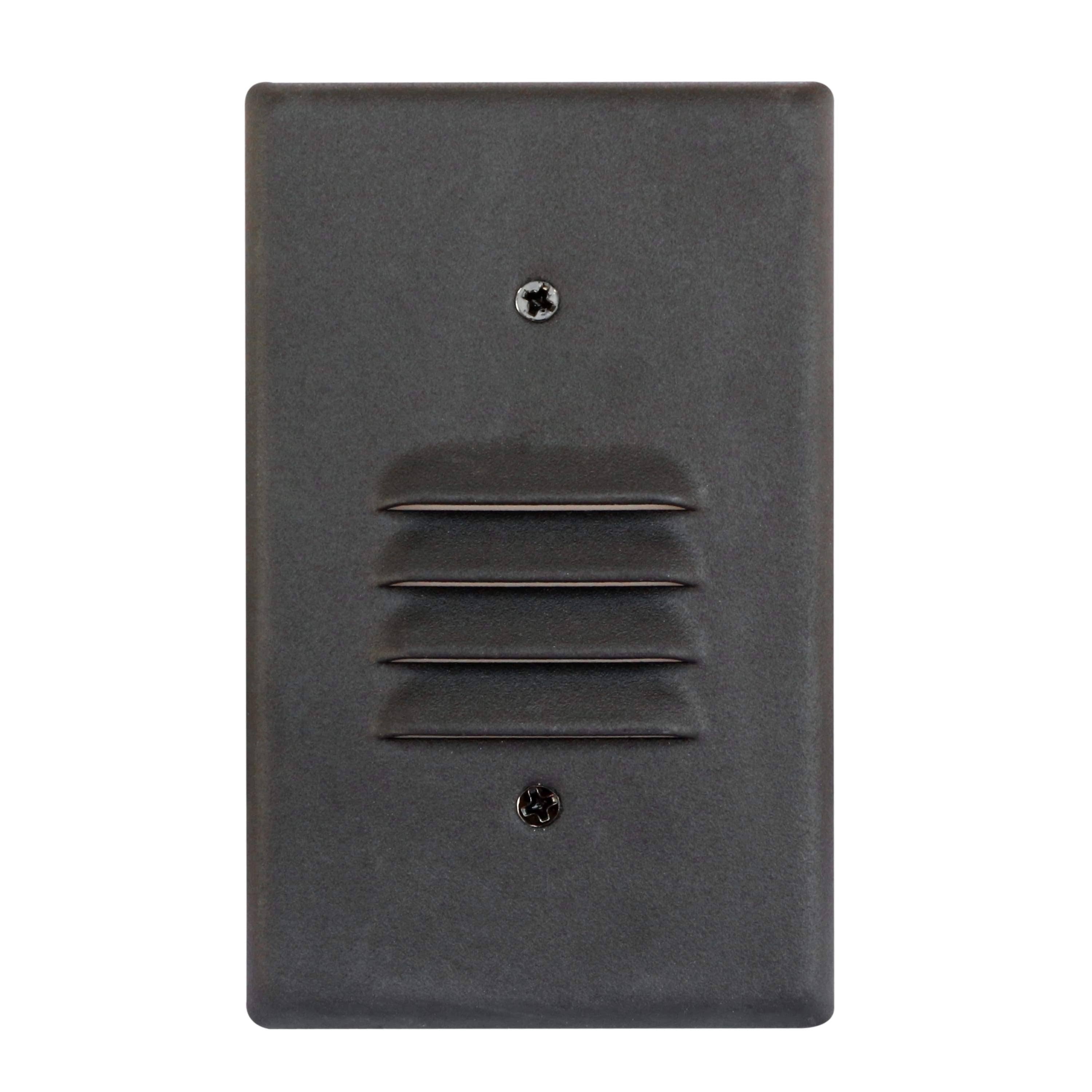 5 Pack Black Angled Louver Step Light O84269