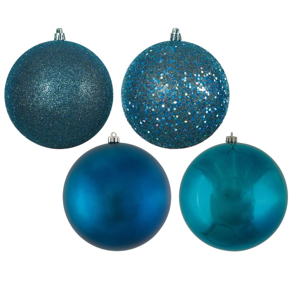12x22 Sea Blue 4Fin Ball Asst Drilled 4/Bg X232