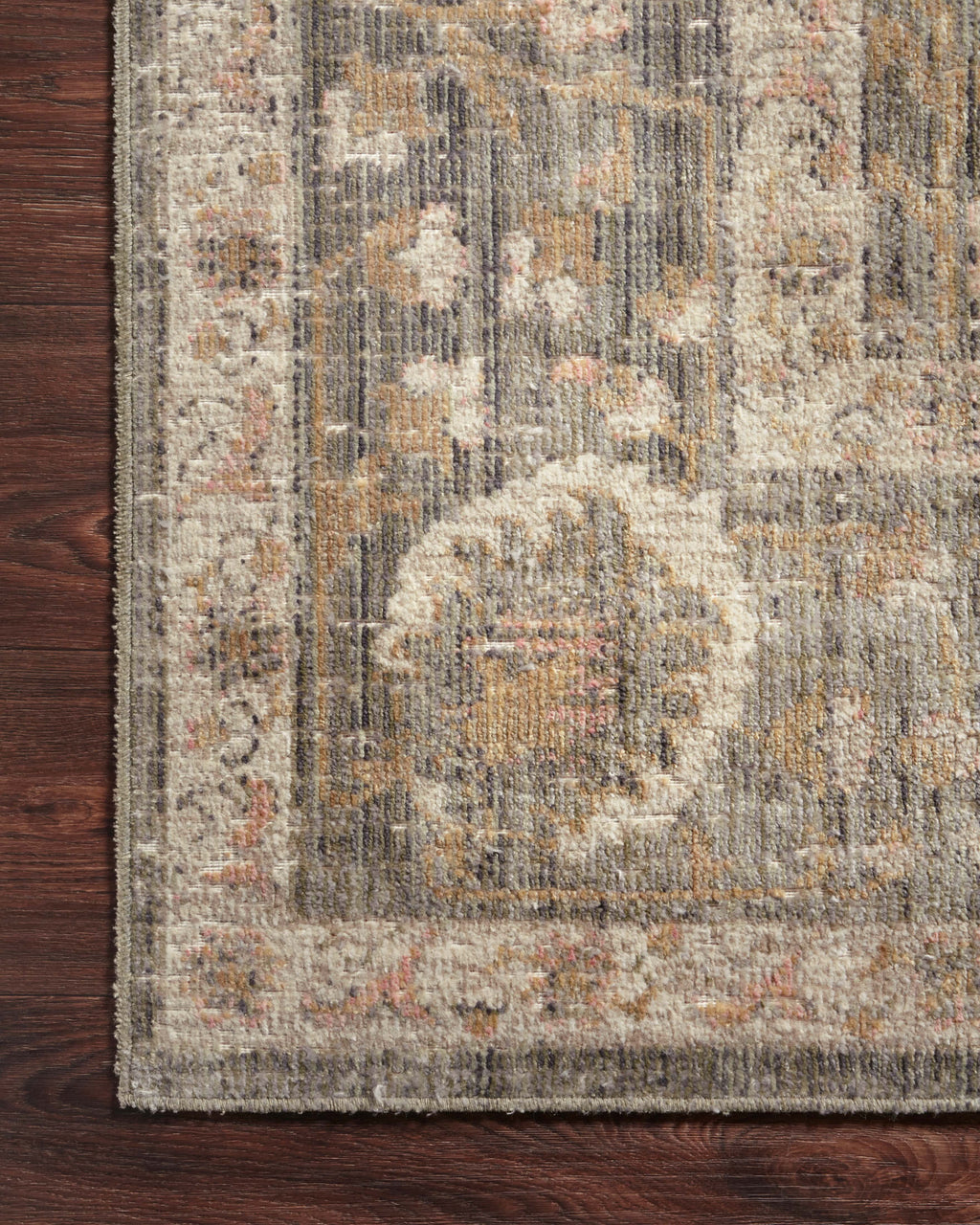 Sage/Blush 2'-7" x 8'-0" Area Rug I17065