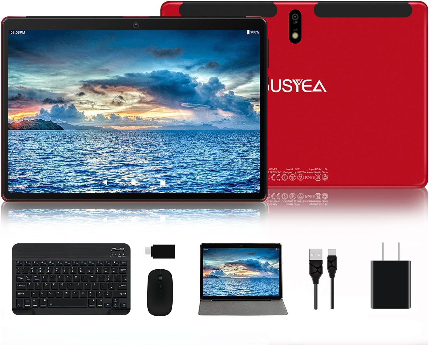 Black 10.1 Inch Tablet with 4GB RAM 64GB Expandable Q852