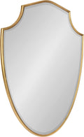 Gold Framed Shield Wall Mirror N10542