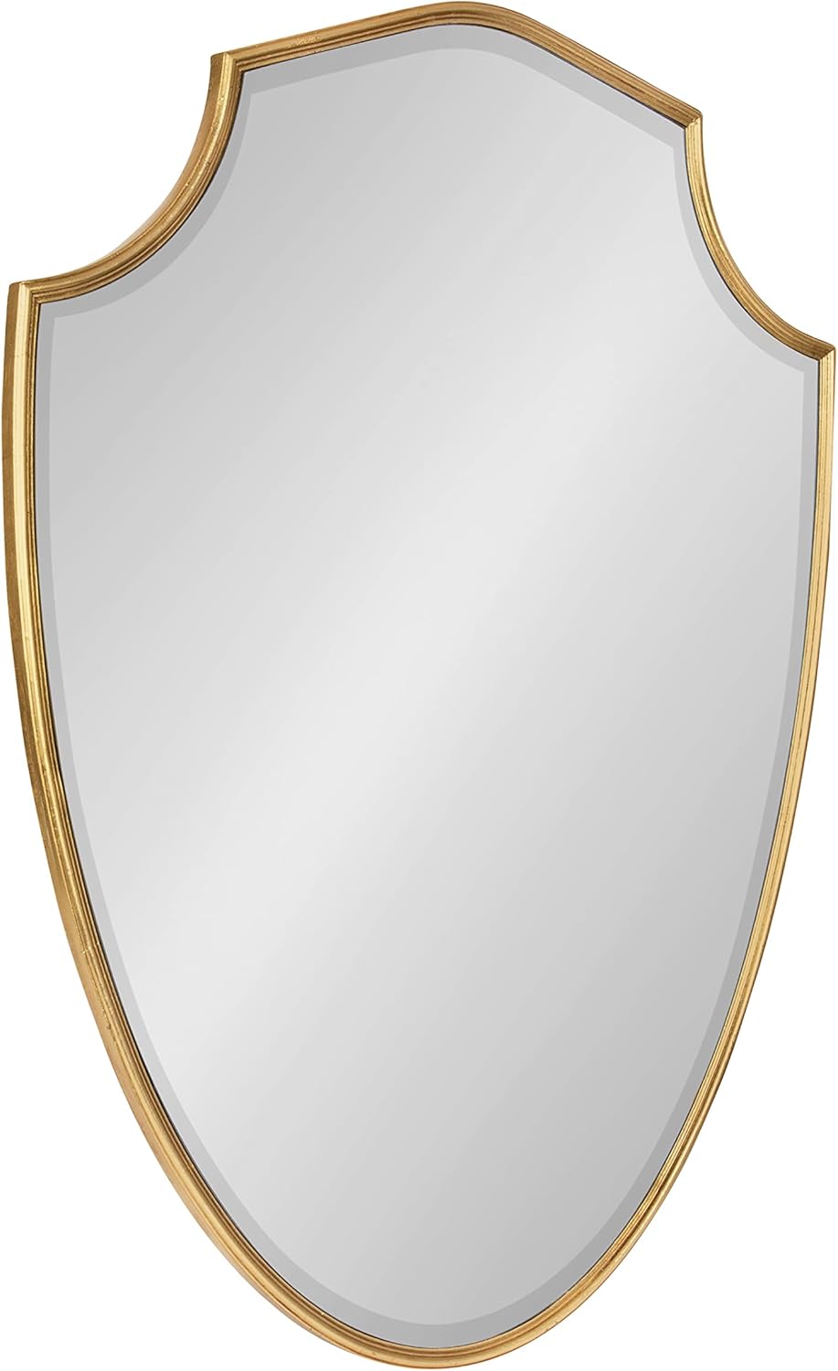 Gold Framed Shield Wall Mirror N10542