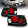 Chrome Black Trim Replacement Rear Brake Taillights for 1993-1997 Toyota Corolla X481675