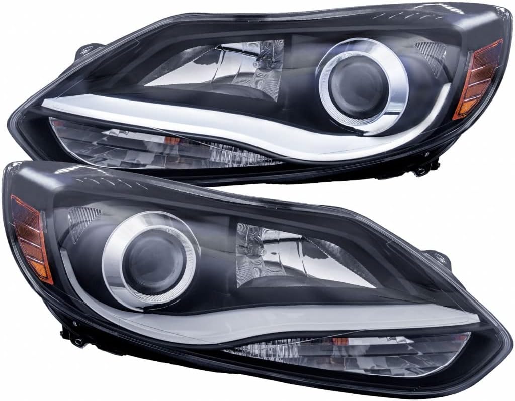 Black Projector Headlights for Ford Focus 2012-2015 K9575