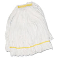 Looped Mop Head, White, Medium, 12/Carton A4433